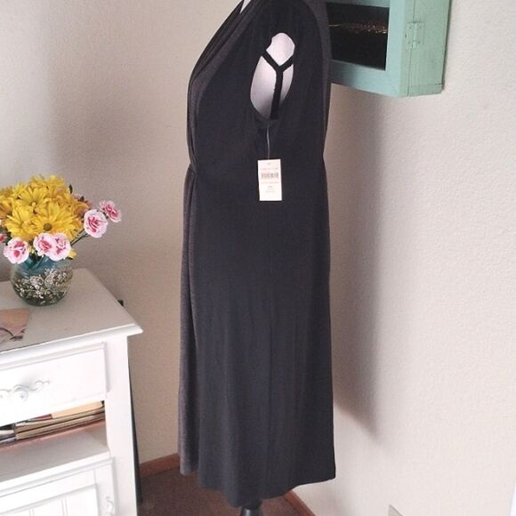 NWT Coldwater Creek Two Tone Knit Dress - Picture 3 of 10